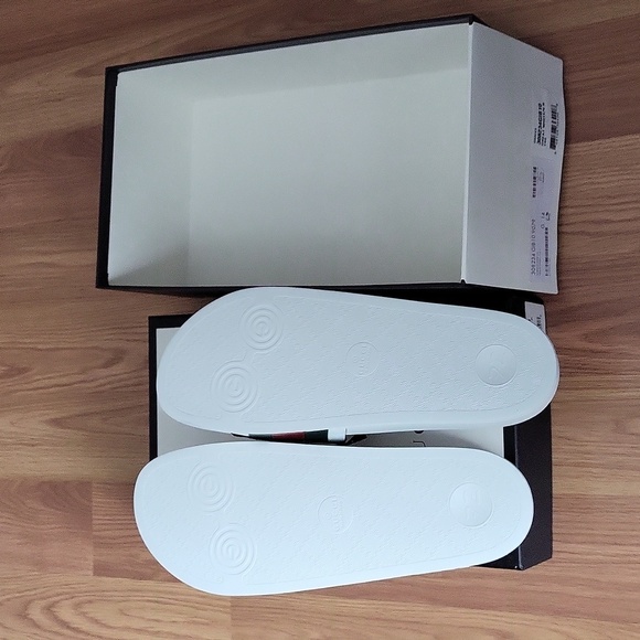 NWT Gucci Men's Signature Stripe Slide Sandals Sz 14 - Picture 8 of 11